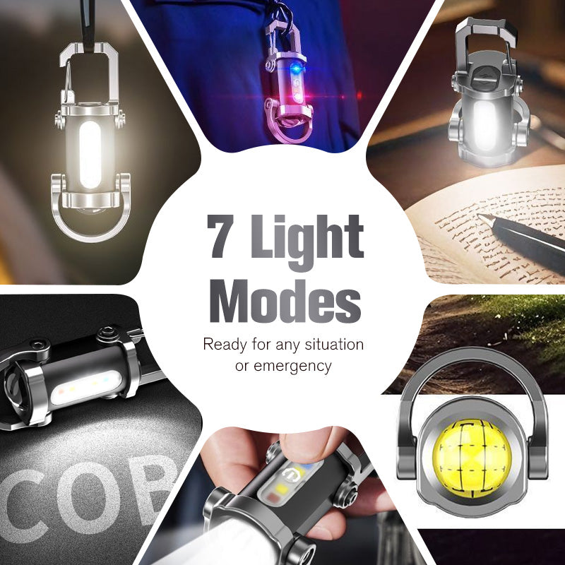 🔥Portable Rechargeable Bright Keychain Flashlight