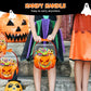 🥳2026 BESTSELLER🥳 Halloween Treat Bags – Pumpkin Design, Resealable Zipper – Easy Carry Handle – 10-Pack – Ideal for Trick-or-Treat & Parties! 🛡️💨