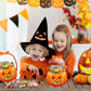 🥳2026 BESTSELLER🥳 Halloween Treat Bags – Pumpkin Design, Resealable Zipper – Easy Carry Handle – 10-Pack – Ideal for Trick-or-Treat & Parties! 🛡️💨