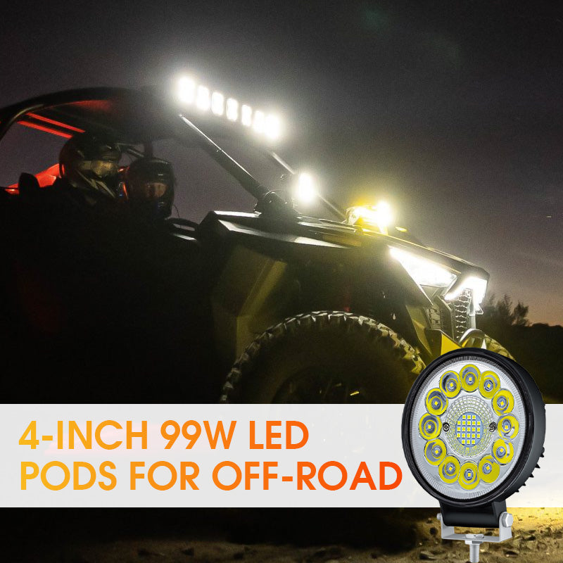 🔥While Supplies Last 40% OFF!🎉4-inch 99W LED Pod for Off-Road