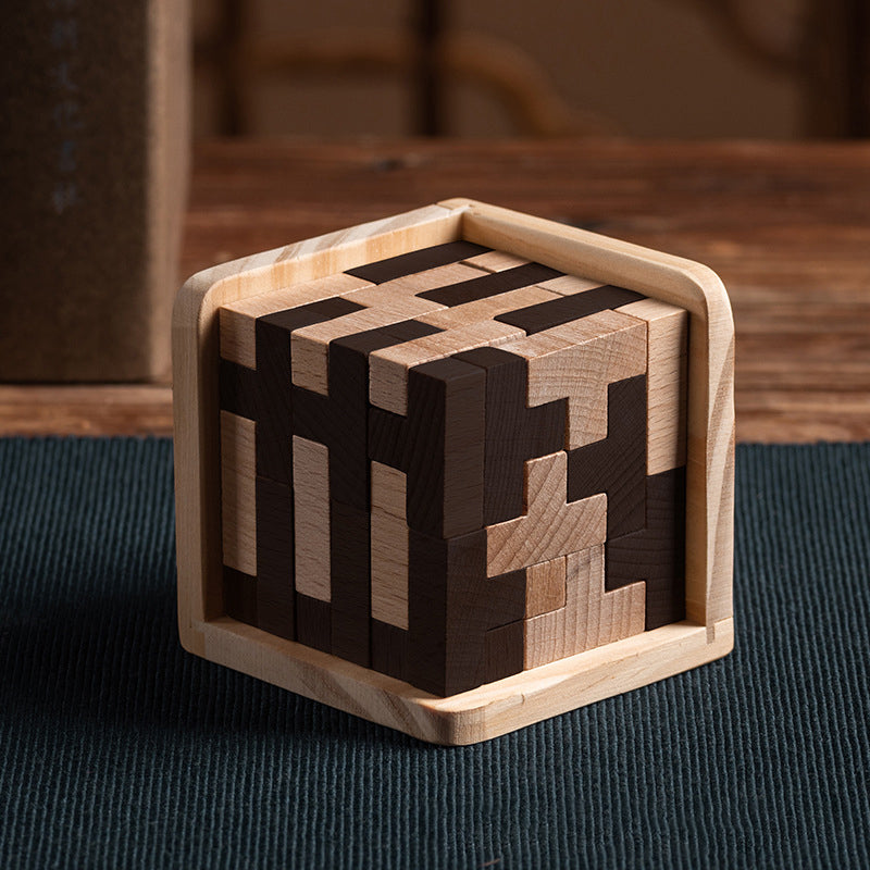 Wooden brain game