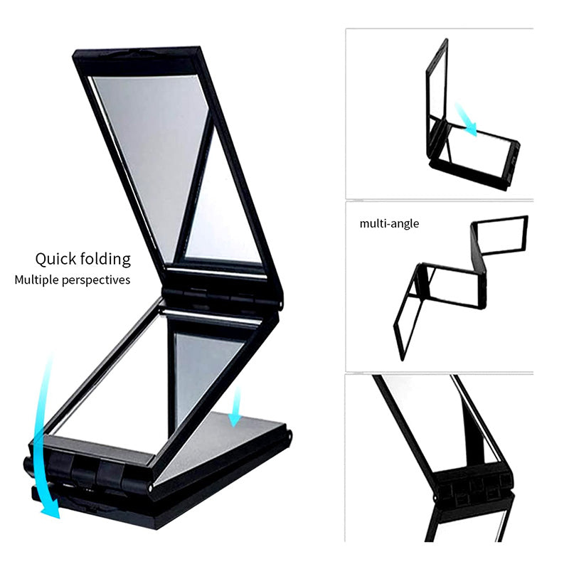 💥 Buy 2 Get 1 Free! 💇‍♀️ Multi-Angle Folding Mirror for Self Haircutting – Head Back View Available 🪞