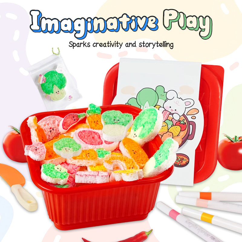 🍅Fun Puffy Foam DIY Squishy Kit