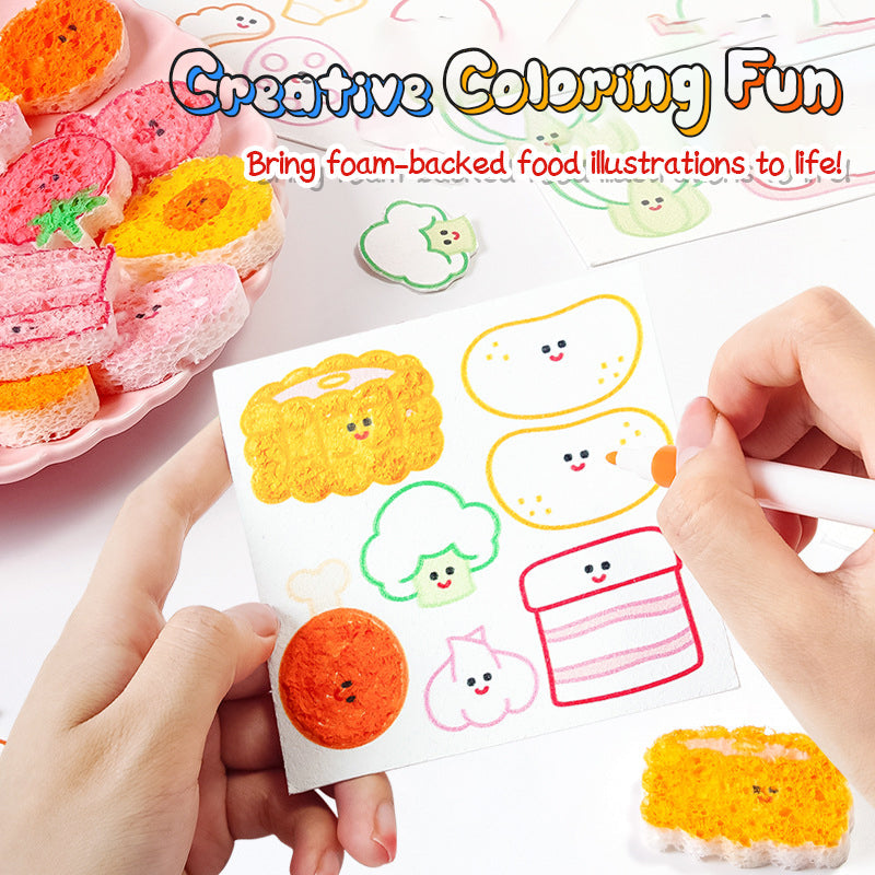 🍅Fun Puffy Foam DIY Squishy Kit