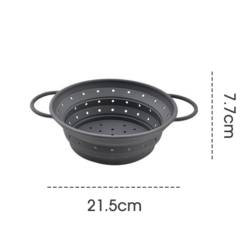 Silicone Foldable Draining Basket