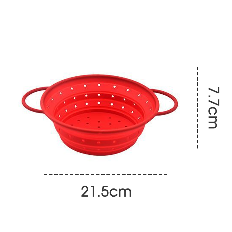 Silicone Foldable Draining Basket