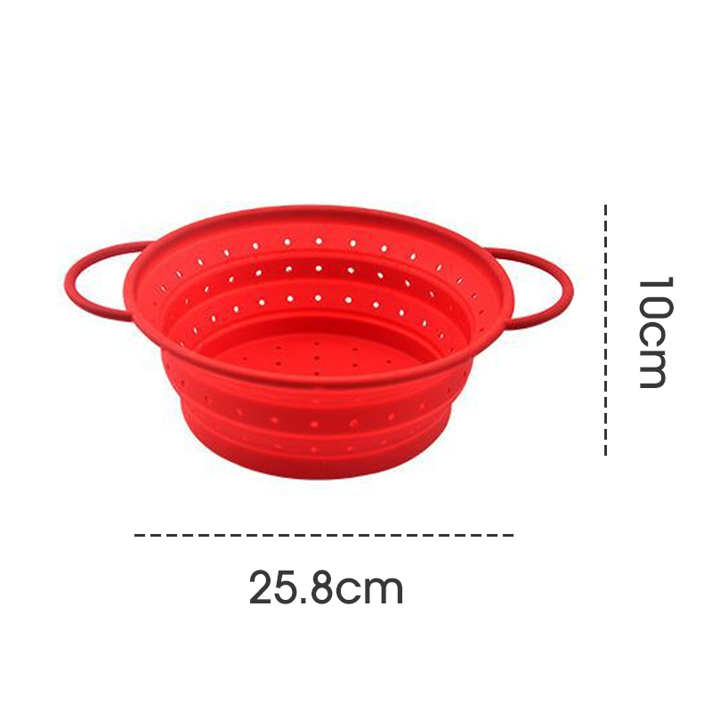 Silicone Foldable Draining Basket
