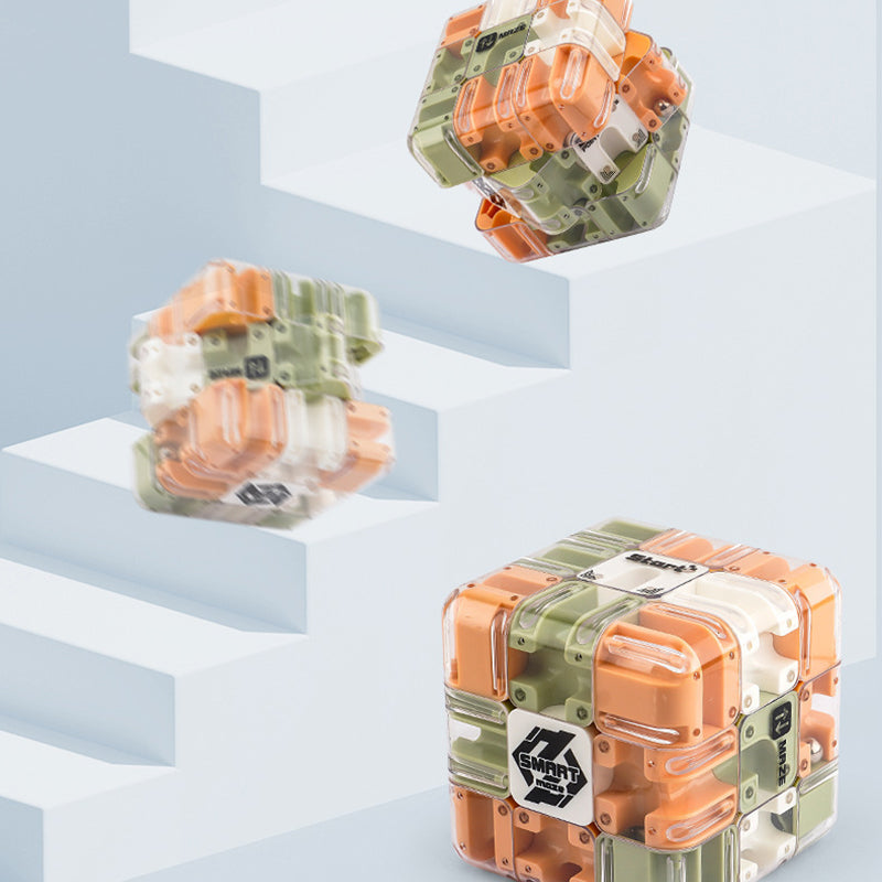Fun 3D Maze Rolling Cube Puzzle