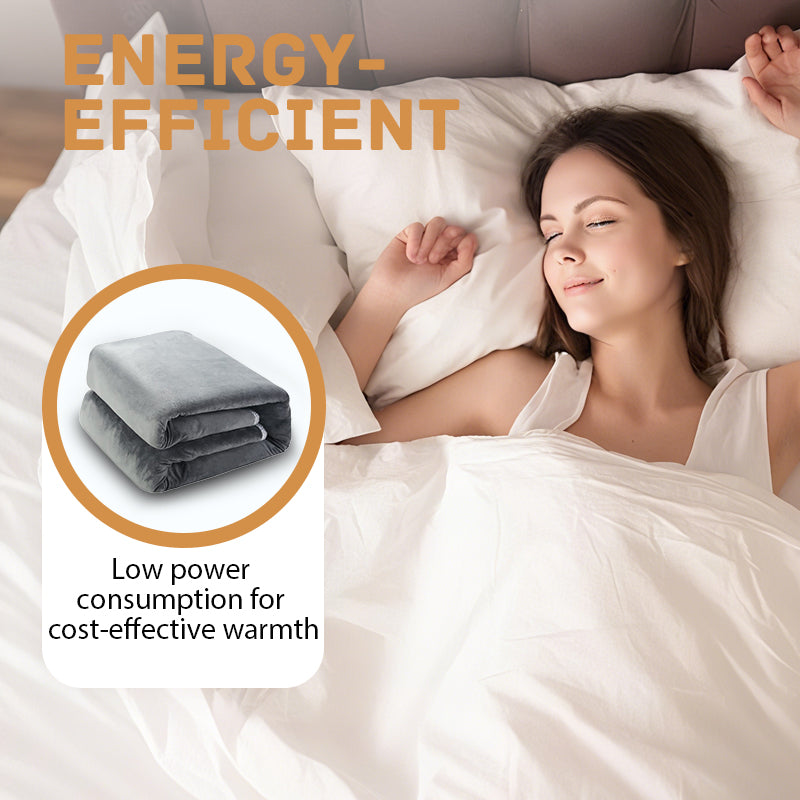 Ultra-Cozy Electric Heated Blanket with Timer