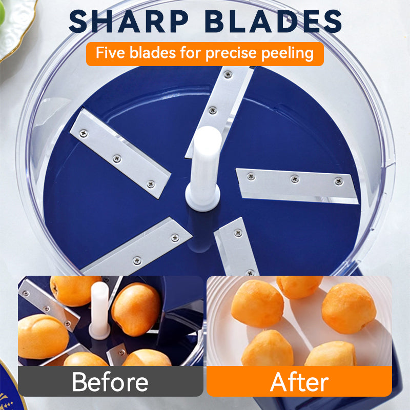 🍇Transparent Electric Fruit and Vegetable Peeler🧄