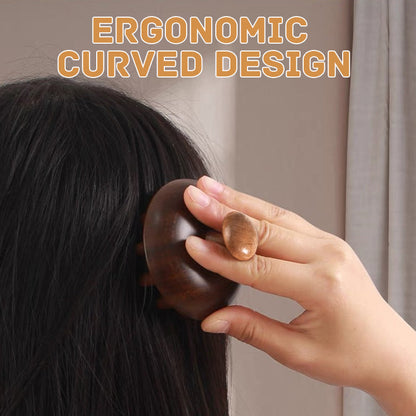 ✨【Natural Sandalwood Massage Comb - Daily Hair Care & Relaxation】✨