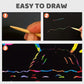 Rainbow magic scratch paper with wooden pencil