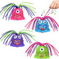 👾Hair Pulling Monster Stress Relief Toy - Stretchy Sensory Fidget Tool for Anxiety & Focus, Safe for Kids/Adults 🎯✨