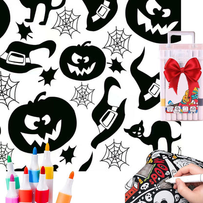 DIY Coloring Blanket with Markers