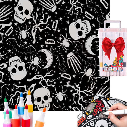 DIY Coloring Blanket with Markers