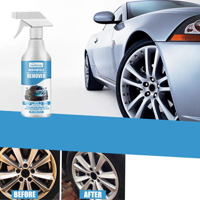 🚗⚙️ Car Rust Remover Spray – Dissolves Iron Particles, Safe on Paint & Easy Application 🧽