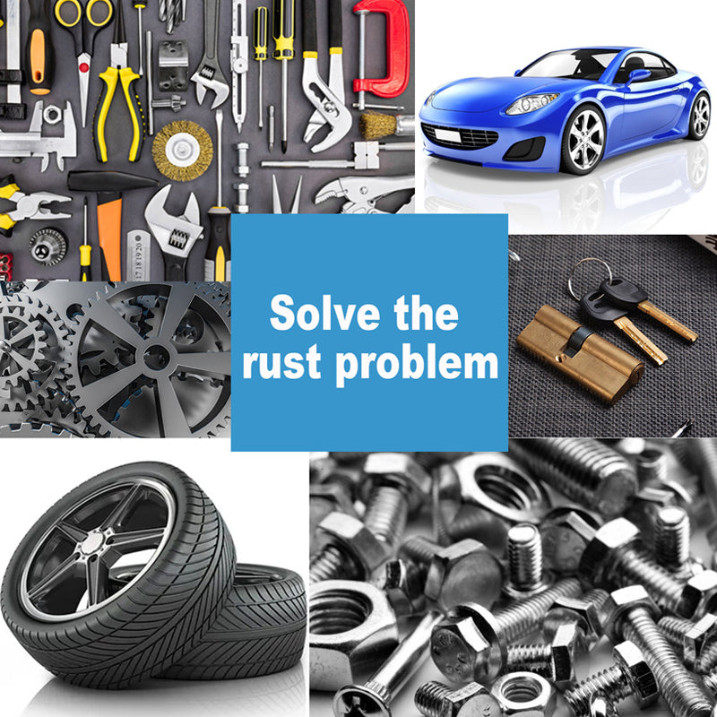 🚗⚙️ Car Rust Remover Spray – Dissolves Iron Particles, Safe on Paint & Easy Application 🧽