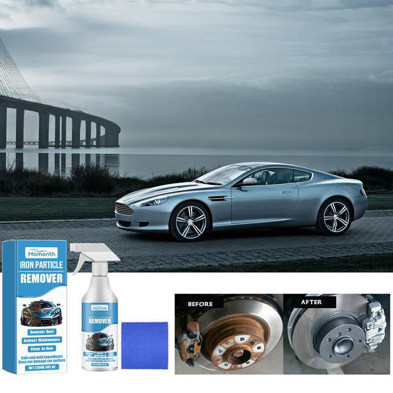 🚗⚙️ Car Rust Remover Spray – Dissolves Iron Particles, Safe on Paint & Easy Application 🧽