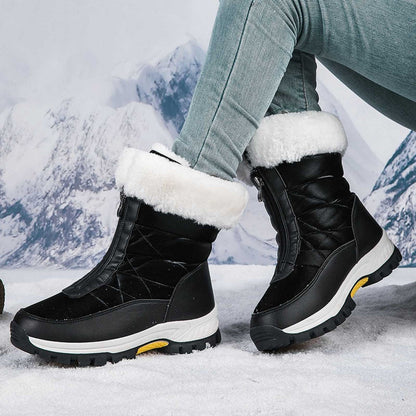 Women’s Non-Slip Warm Zipper Snow Boots