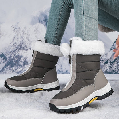 Women’s Non-Slip Warm Zipper Snow Boots