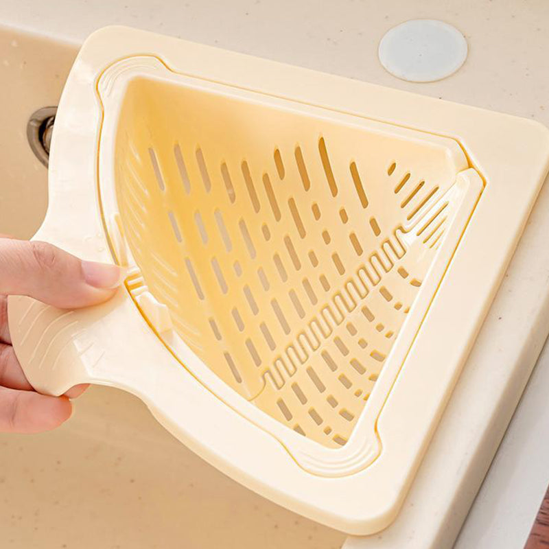 Magnetic Suction Space-Saving Corner Sink Strainer