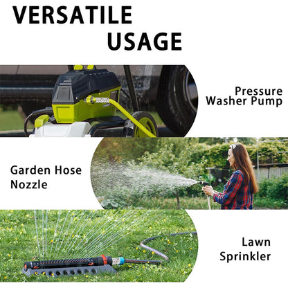 Stainless Steel Garden Hose Quick Connect Fittings Set