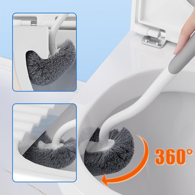 Hangable Deep-Cleaning Toilet Brush