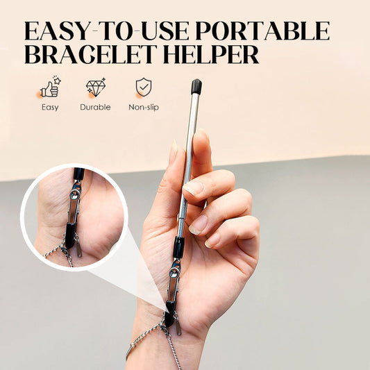 🔗 Portable Bracelet Helper: Single-Person Operation + Anti-Slip Grip – Perfect for Jewelry Lovers!