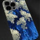 Blue-White Floral Art Phone Case for iPhone Series