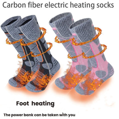 Washable Heated Socks with 4000mah Battery for Women & Men
