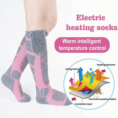 Washable Heated Socks with 4000mah Battery for Women & Men