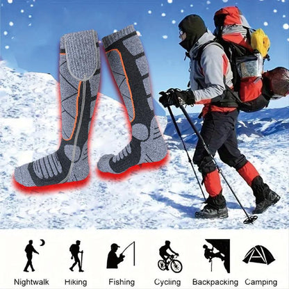 Washable Heated Socks with 4000mah Battery for Women & Men