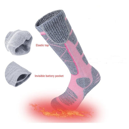 Washable Heated Socks with 4000mah Battery for Women & Men