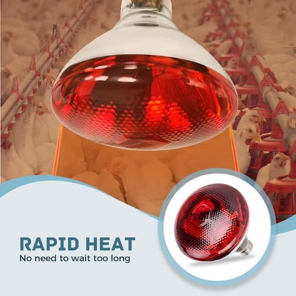 ✨【Waterproof Energy-Saving Livestock Heat Lamp Bulbs】✨