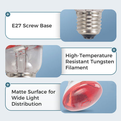 ✨【Waterproof Energy-Saving Livestock Heat Lamp Bulbs】✨