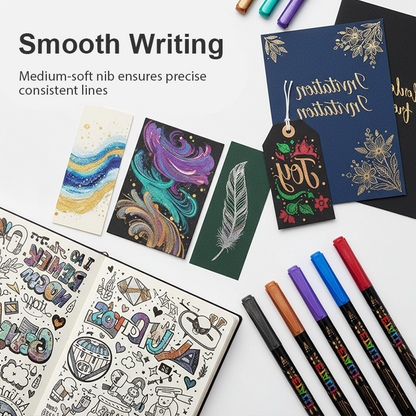 Smooth Water-Based Marker Pens