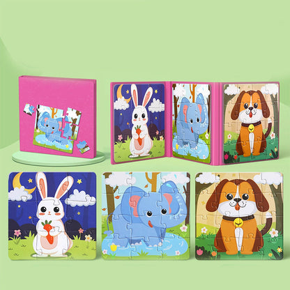 Children's Magnetic Puzzle Book