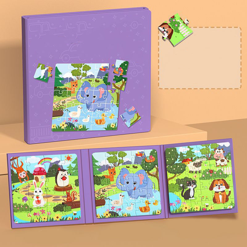 Children's Magnetic Puzzle Book