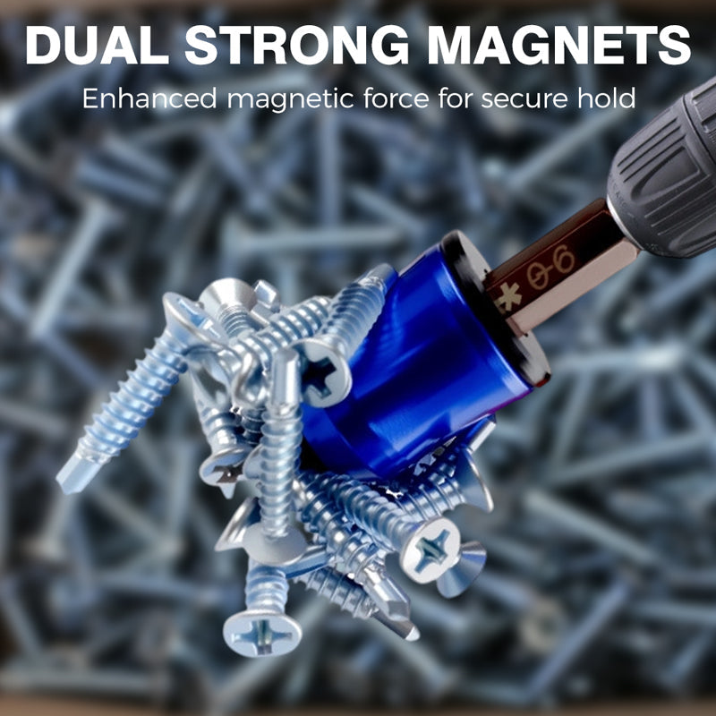 ⚡3-in-1 Screwdriver Head Magnetic Ring