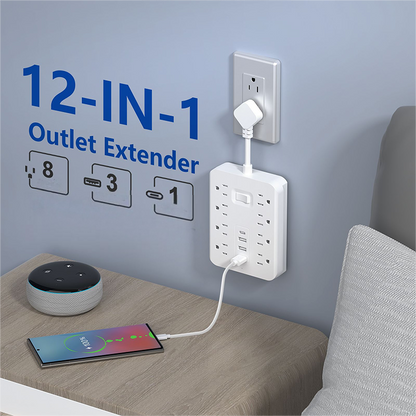 Compact Multi-Functional Power Strip