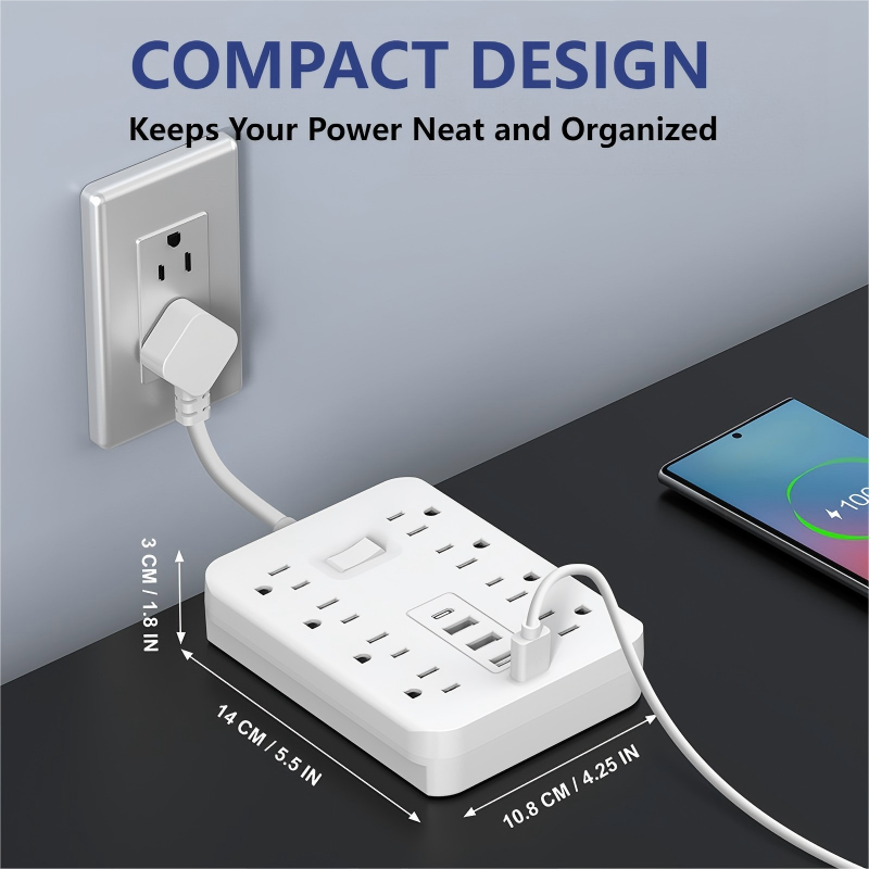 Compact Multi-Functional Power Strip
