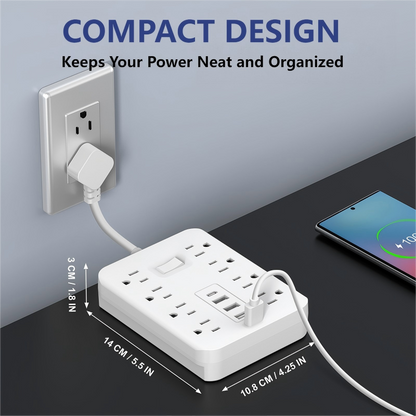 Compact Multi-Functional Power Strip