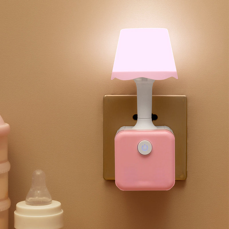 2-in-1 Cube Socket LED Night Lamp