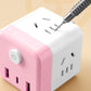 2-in-1 Cube Socket LED Night Lamp