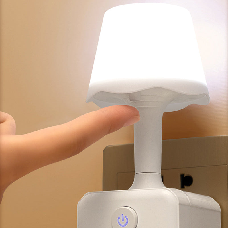 2-in-1 Cube Socket LED Night Lamp