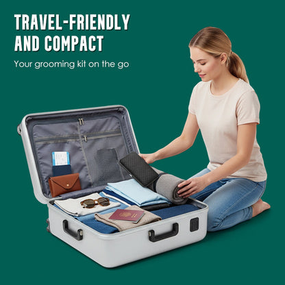 💥Stainless Steel Manicure Sets with PU Leather Case