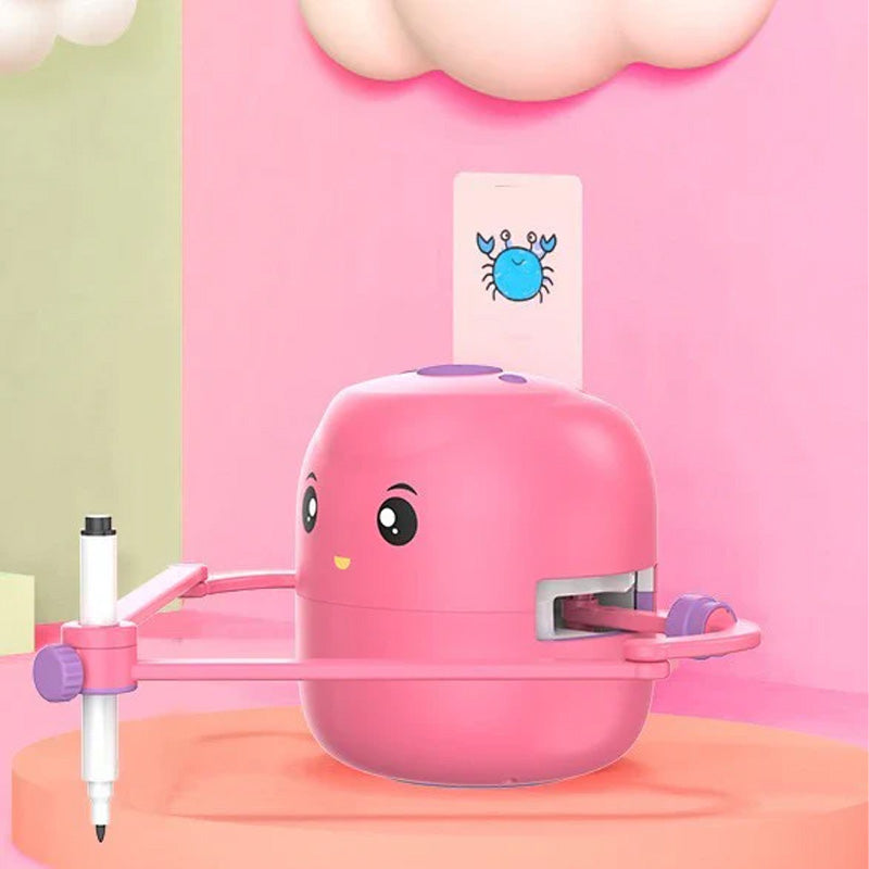 🎄 Christmas Limited Stock - Interactive Drawing Robot for Kids with 100 Cards