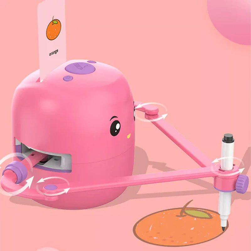 🎄 Christmas Limited Stock - Interactive Drawing Robot for Kids with 100 Cards