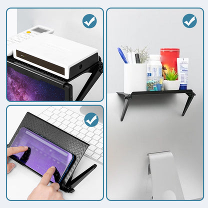 🔥Adjustable TV Top Shelf - No Drilling