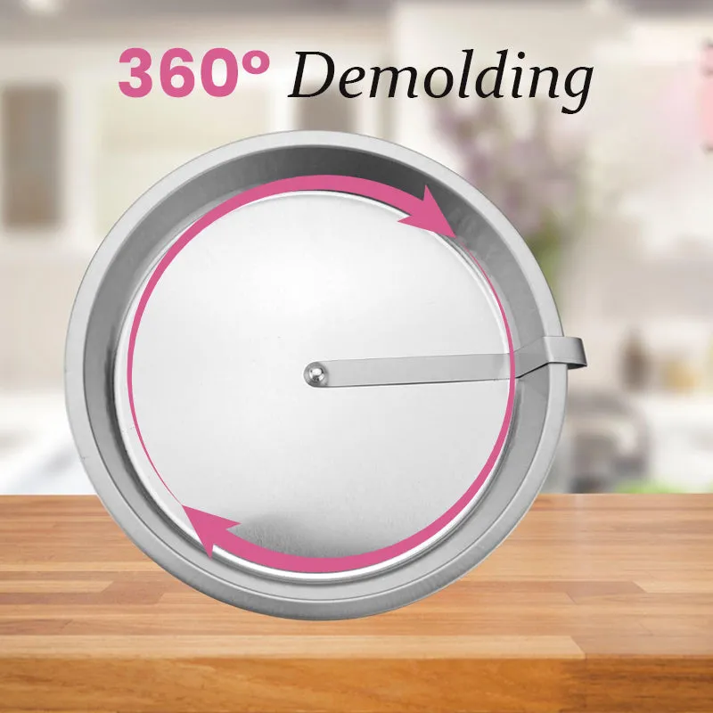 🍰 Perfect Release Stainless Steel Cake Pan